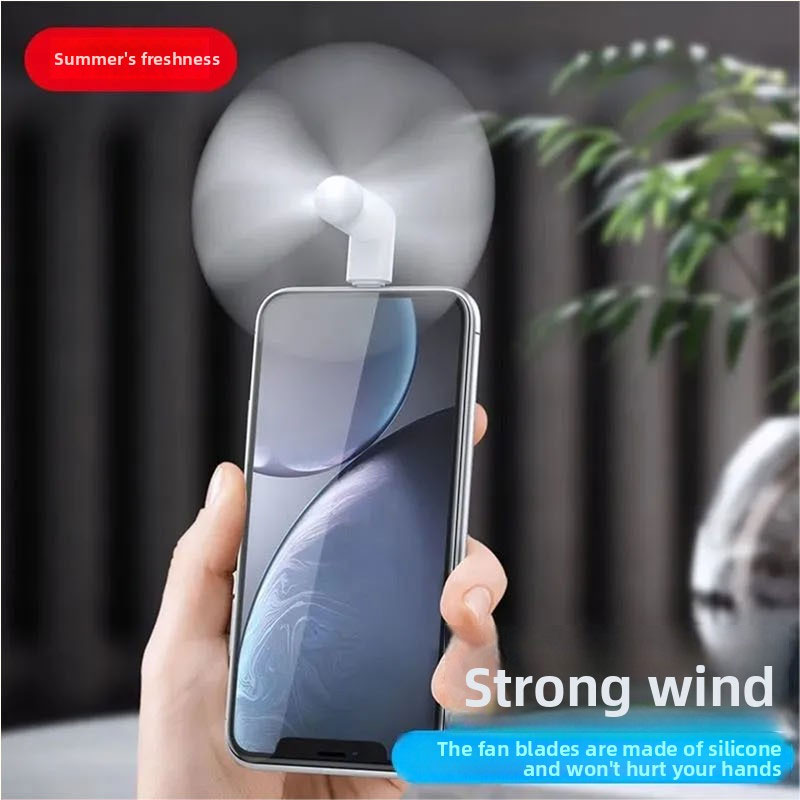 Usb Fan Silent - タイプCミニ携帯扇風機、ポータブルポケットファン強風超静音USB C冷却ファン、旅行、アウトドア、夏のガジェットに最適
