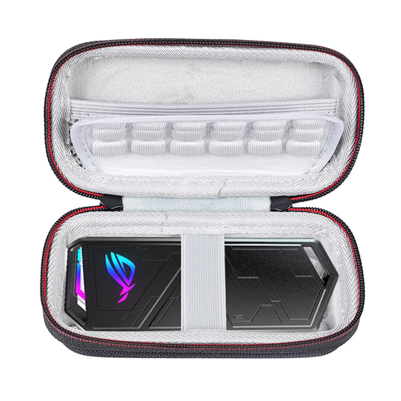 Portable Ssd Enclosure - ハードトラベル保護バッグ,ポータブルケース,外付けハードケース,asus rog Straisonアルミニウム合金m.2 nvme ssd用,新品