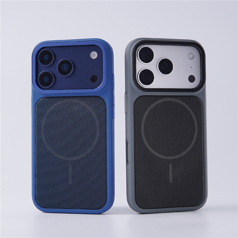 Tech Accessories Hard Case - オリジナルテック織りキャンバス磁気アニメーション電話ケース iPhone 17Pro 15 16 17Pro