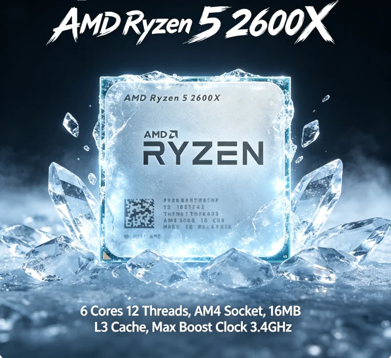 Amd Cpu Ryzen 5 - AMD Ryzen 5 2600X AM4 デスクトップCPU