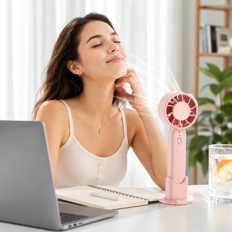 Usb Fan Silent - ハンドヘルドファン USB 充電式デスクファン 強風ミニ冷却ファン 静かな小型空気冷却器 屋内と屋外に適しています