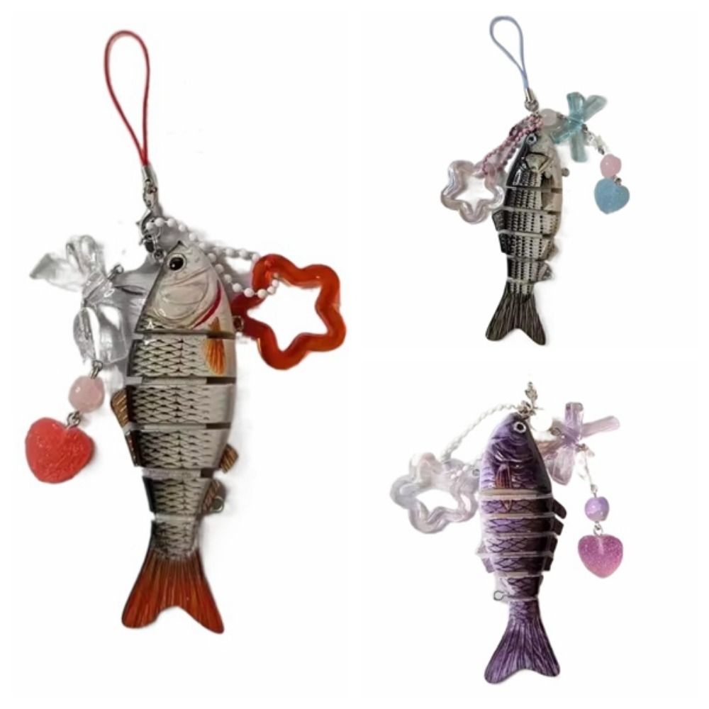 Tech Girl Accessories - 新しい手作り模擬魚キーホルダーアクリル素敵な携帯電話ストラップ絶妙なファッショナブルなジュエリーアクセサリー