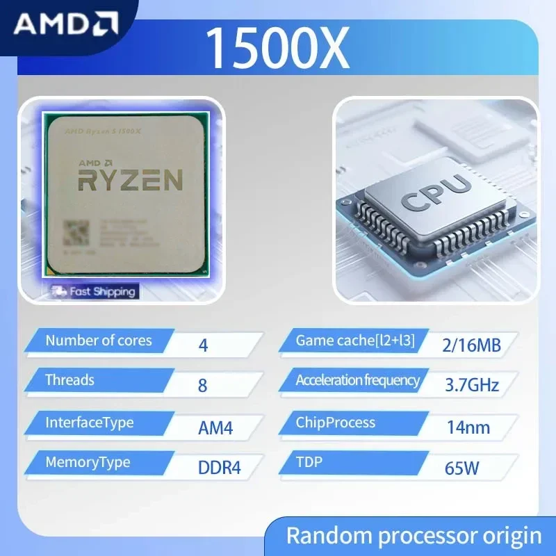 Amd Cpu Ryzen 5 - AMD Ryzen 5 1500X AMD R