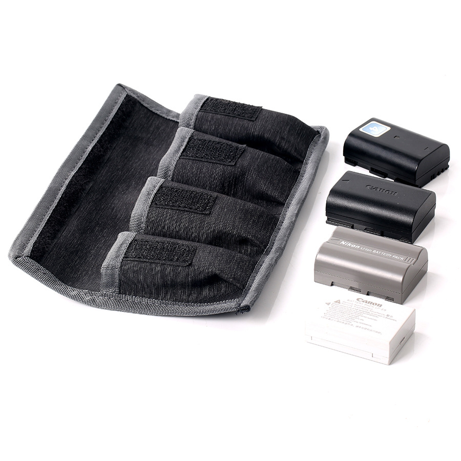 Tech Accessories Bag - LP-E10カメラバッテリーバッグホルダーsdカードケースキヤノンeos R10 4000D 3000D 2000D 1500D