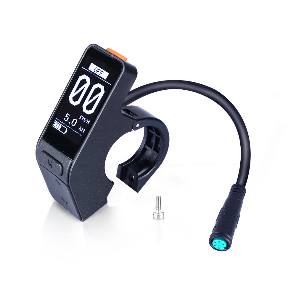 Tech Bike Accessories - TOPOLOGY-TECH SW102ミッドドライブモーター電動自転車ディスプレイLCD防水カラー1.3インチスマホ対応Elbikeアクセサリー