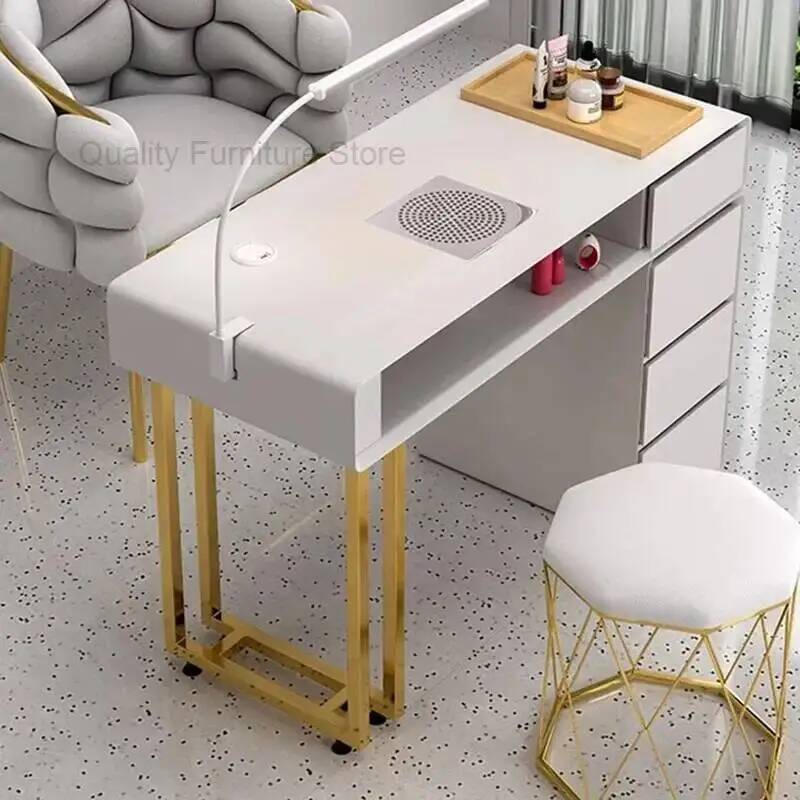 Tech Table Accessories - ポータブルスリムネイルデザイナーテックテーブルモダンテーブルマニキュアネイル集塵機シュミンクティッシュビューティーサロンアクセサリーMQ50NT
