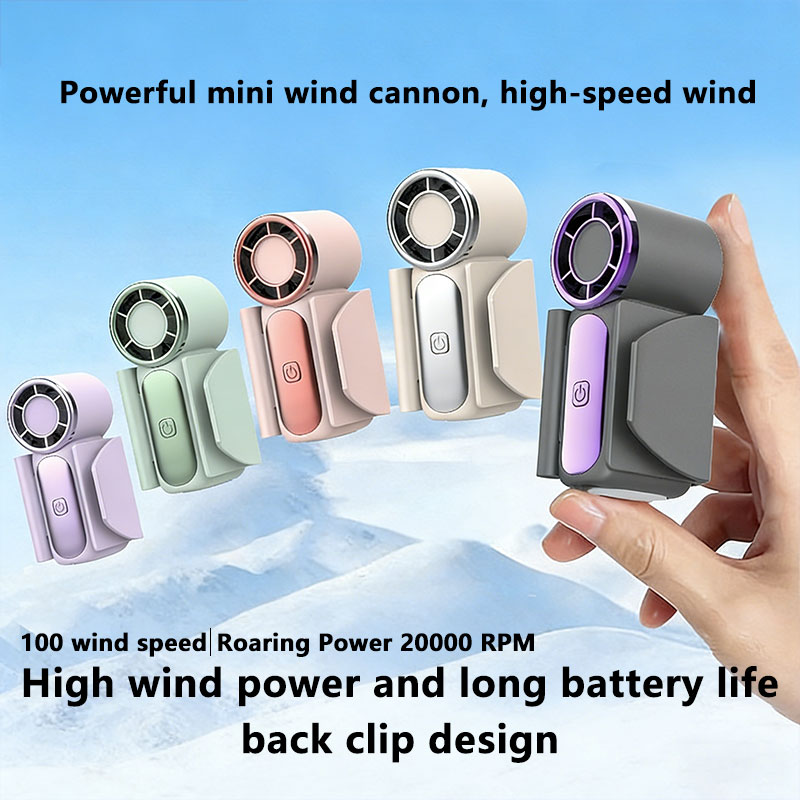USB充電式ミニハンドヘルドファン超静音デジタルディスプレイ - Usb Fan Silent のレビューと価格