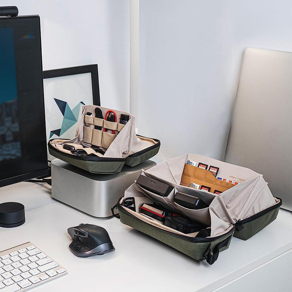 Pgytech-ケーブル、電話バッテリー、電子機器オーガナイ - Tech Accessories Bag のレビューと価格