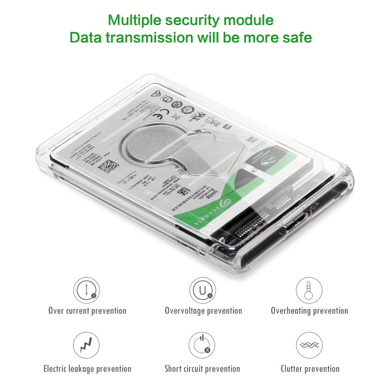 透明HDDケース HDDエンクロージャ 2.5インチSSD  - Portable Ssd Enclosure のレビューと価格