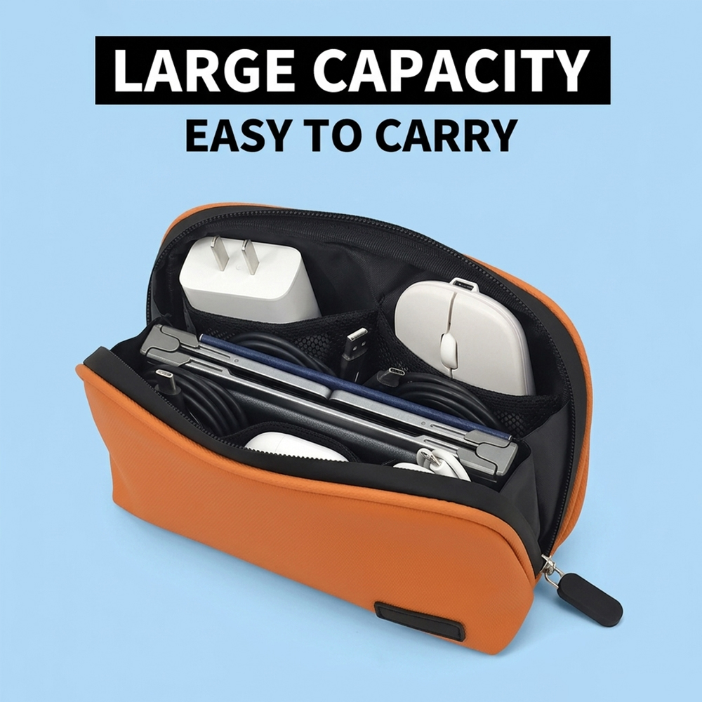 トラベルテックバッグ ポータブル電子機器オーガナイザーケース - Tech Accessories Hard Case のレビューと価格