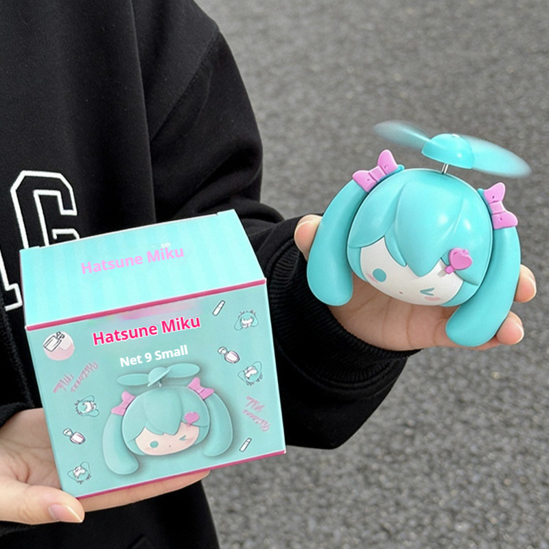 かわいいミクミニハンドヘルドファン USB 充電式ポータブル - Usb Fan Silent のレビューと価格
