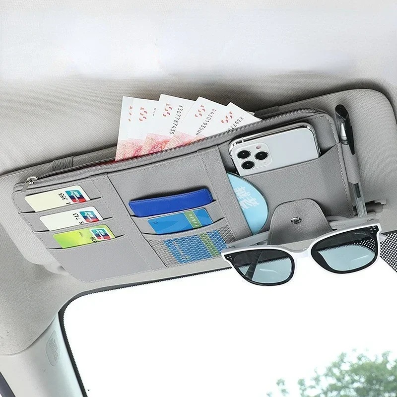 車用サンバイザーオーガナイザー マルチポケット 車内アクセサ - Tech Accessories Bag のレビューと価格