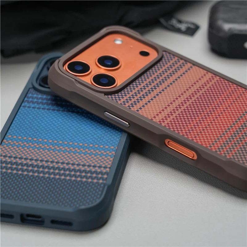 オリジナル幾何学テック織り磁気ケース iPhone 18 1 - Tech Accessories Hard Case のレビューと価格