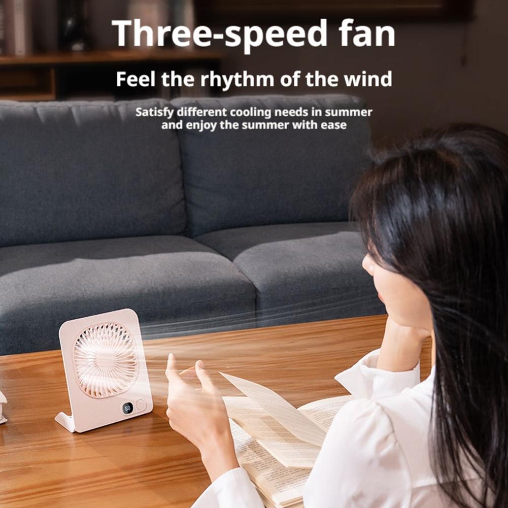 USB充電式磁気ミニデスクファンポータブル静音冷却ファンオフ - Usb Fan Silent のレビューと価格