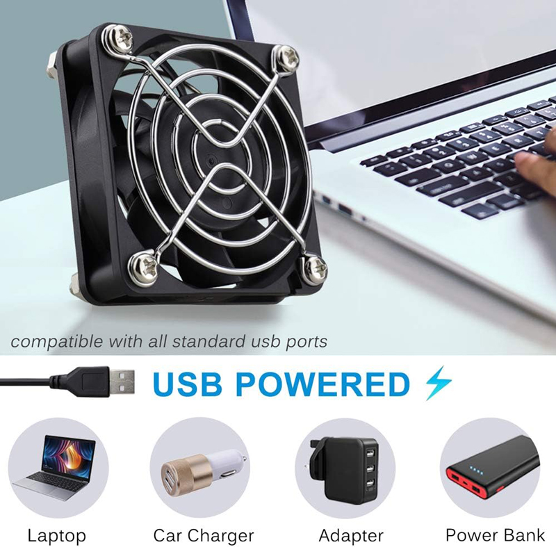 8/12 センチメートル 12V USB 電源コンピュータ  - Usb Fan Silent のレビューと価格