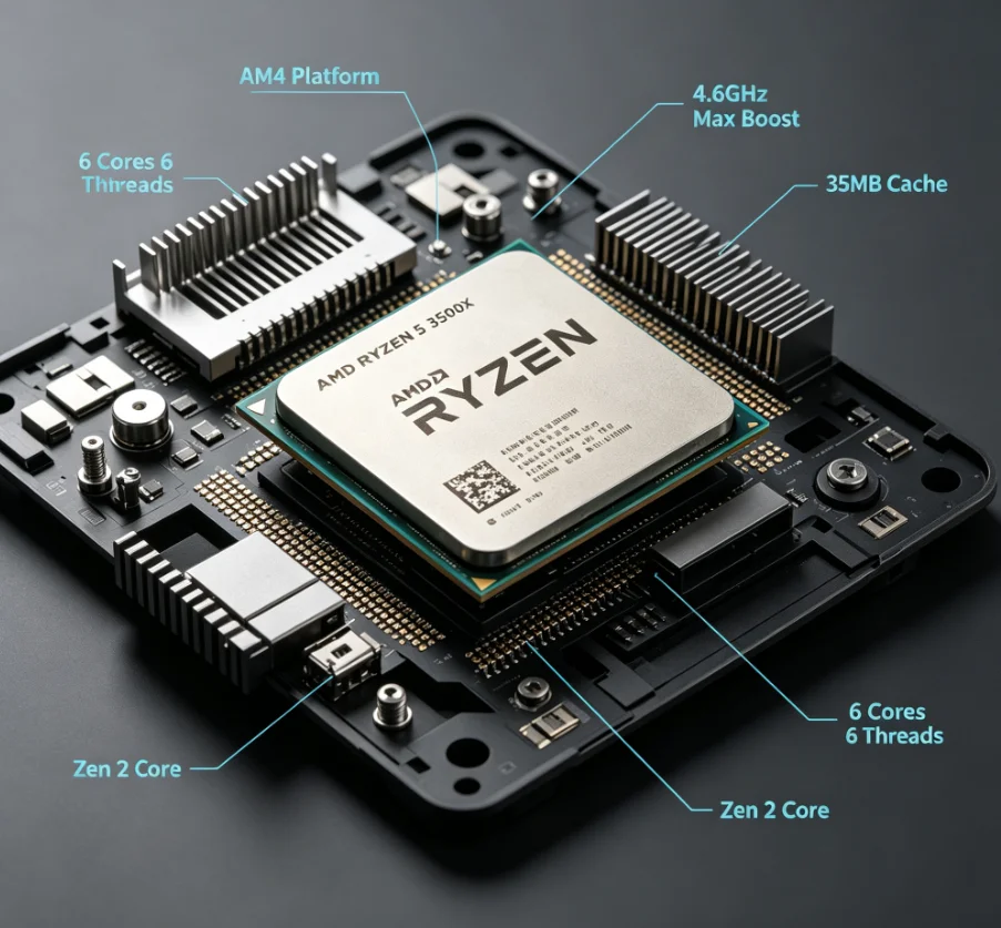 AMD Ryzen 5 3500X AM4 デスクトップCP - Amd Cpu Ryzen 5 のレビューと価格
