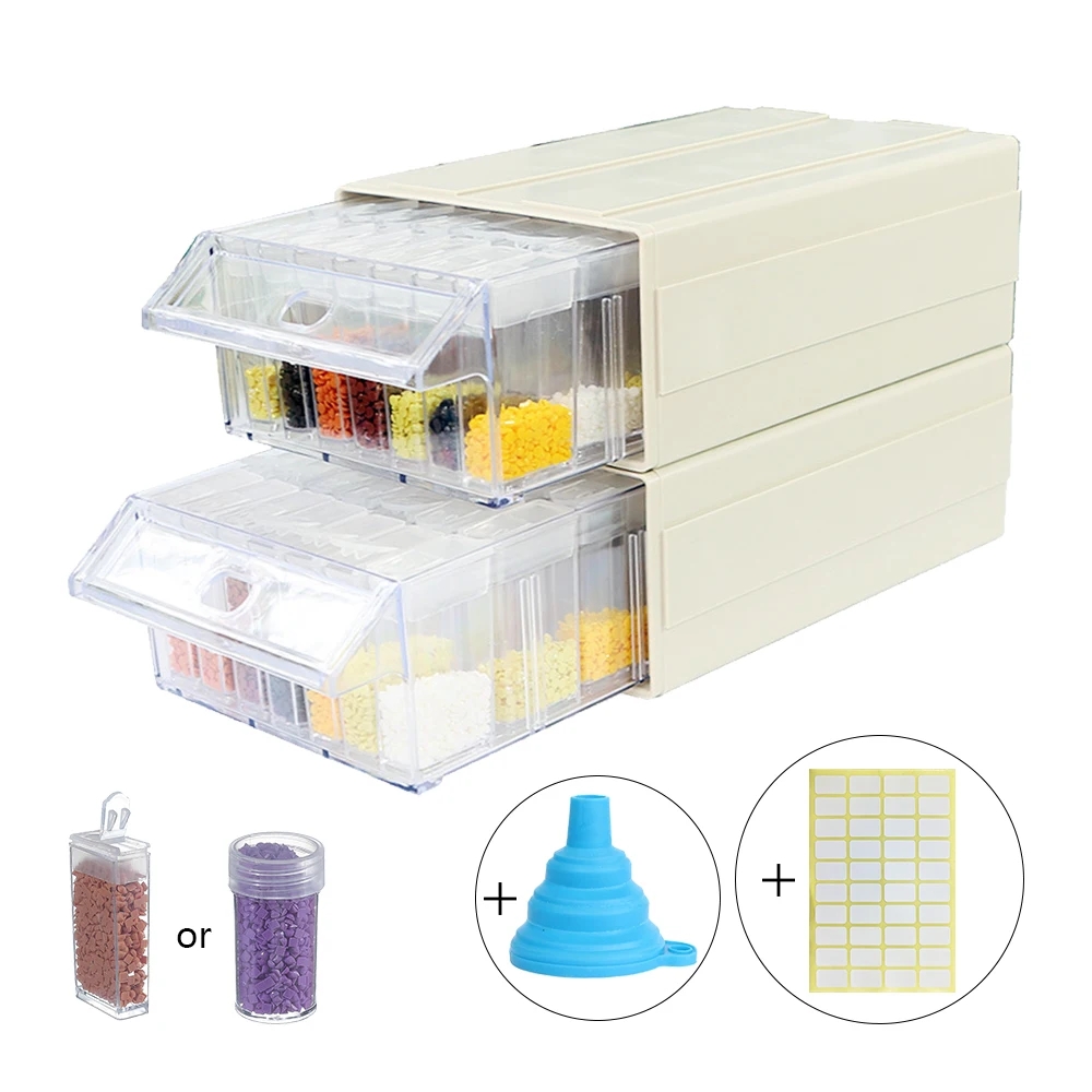 ダイヤモンドペインティングアクセサリーツールプラスチック製引 - Tech Accessories Organizer のレビューと価格