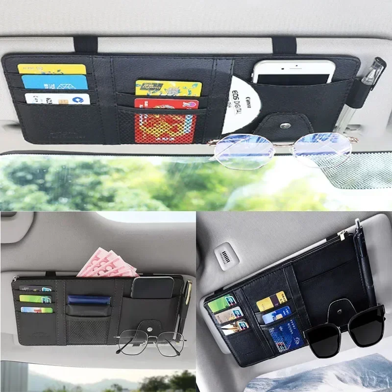車のサンバイザーオーガナイザーマルチポケットジッパーオートト - Tech Accessories Bag のレビューと価格