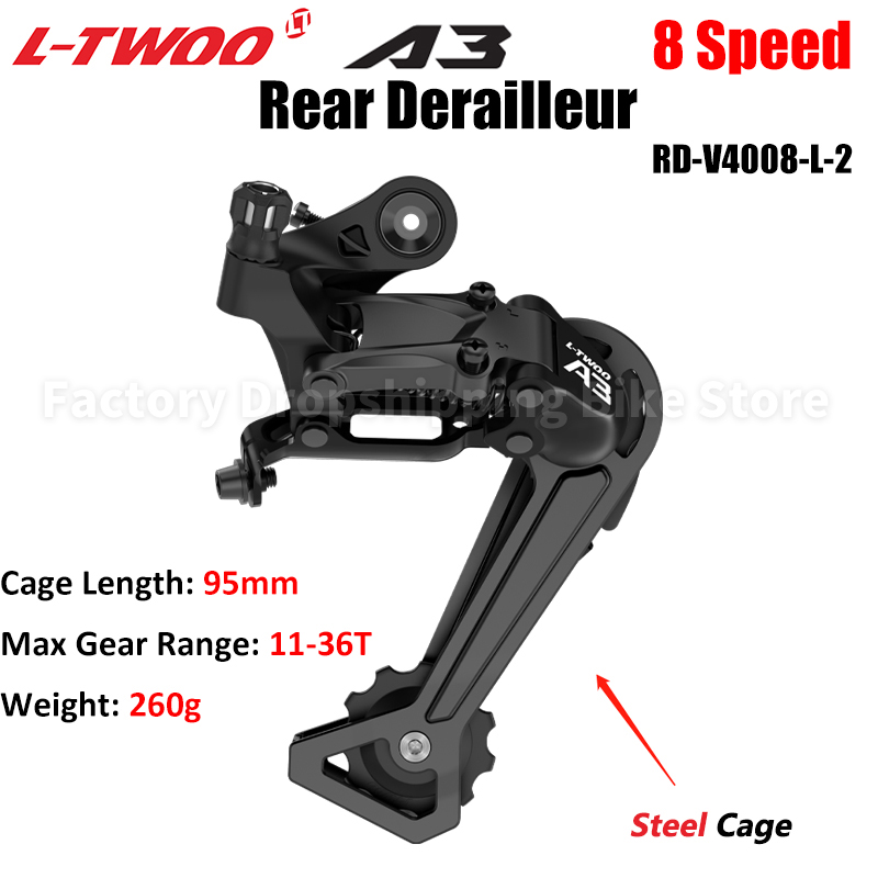 A3スピードバイクディレイラーキット,1x8, 2:1テクノ - Tech Bike Accessories のレビューと価格