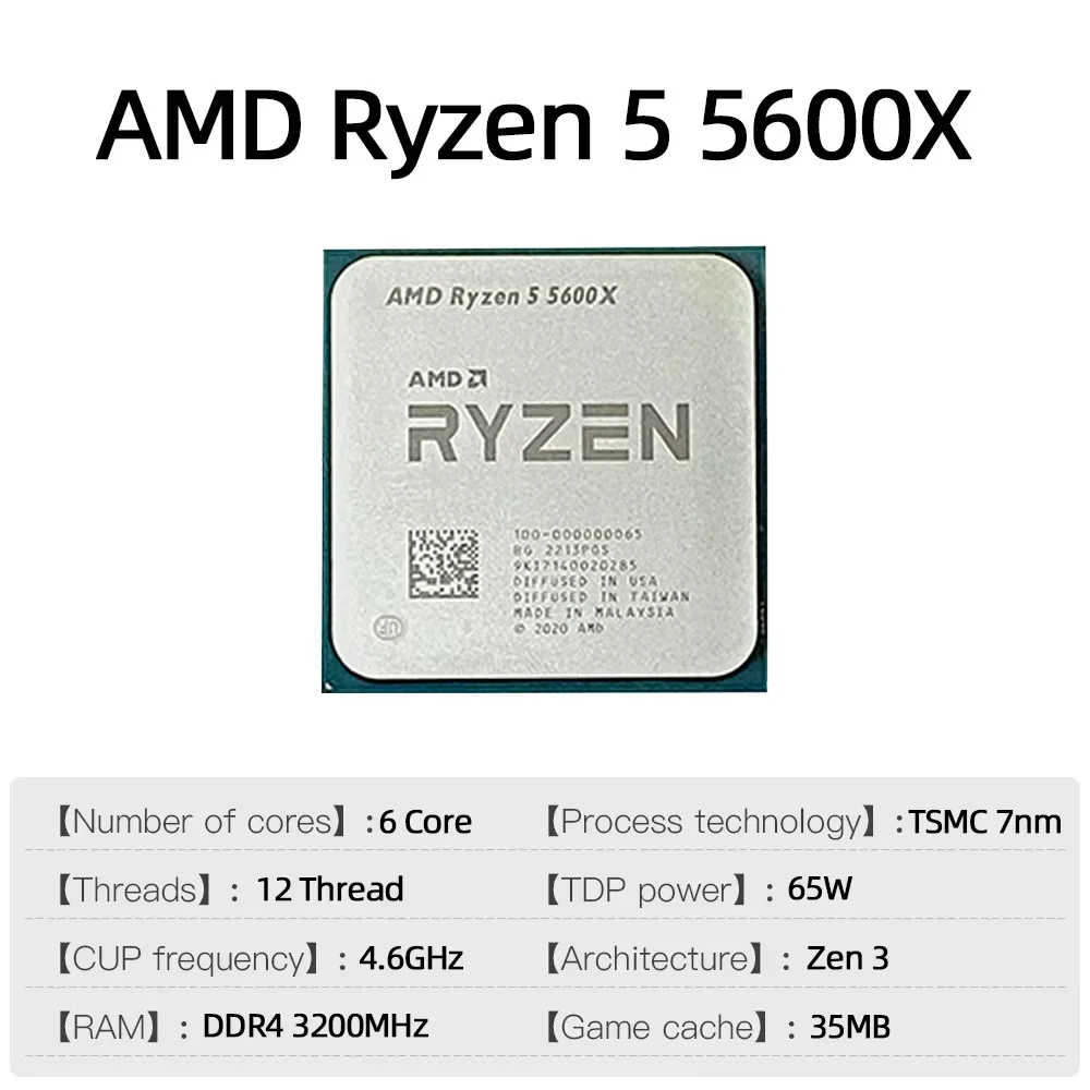 AMD Ryzen 5 5600X プロセッサー 新型 R5 - Amd Cpu Ryzen 5 のレビューと価格