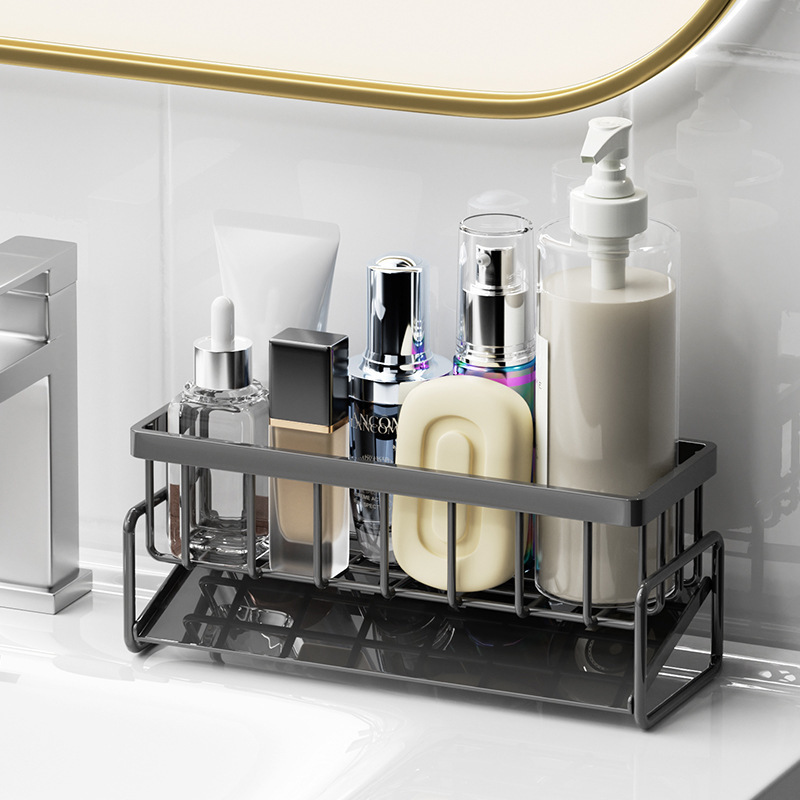 コンパクトなタップマウント式スパイス棚 – 水切りラック付き - Tech Accessories Organizer のレビューと価格