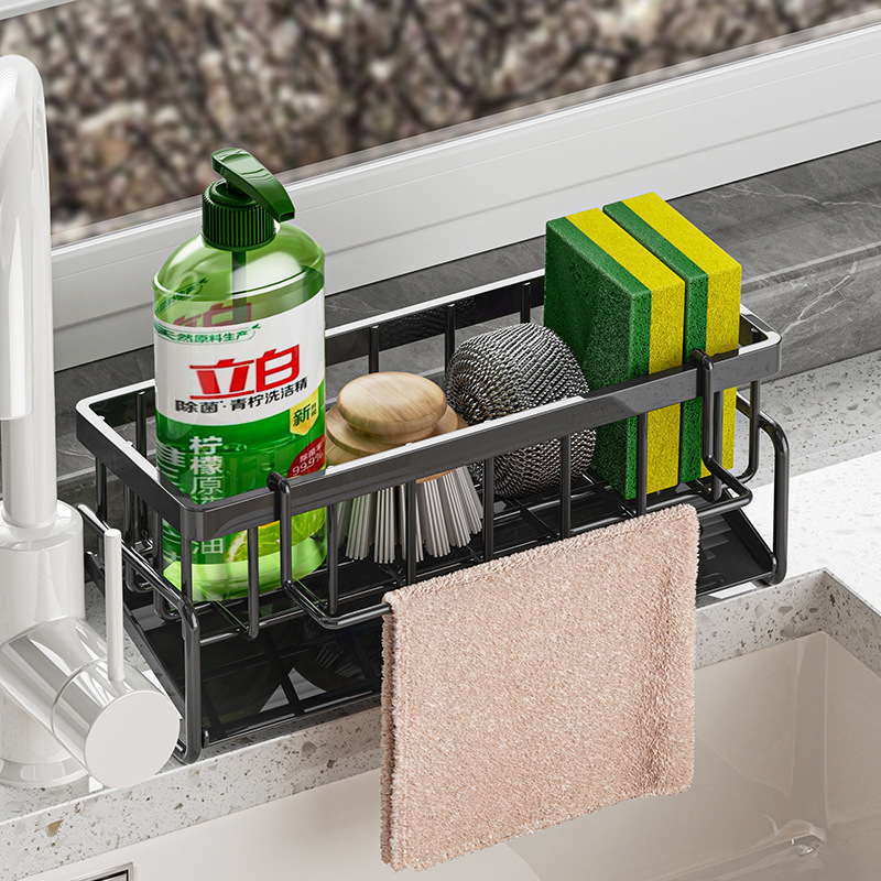 コンパクトなタップマウント式スパイス棚 – 水切りラック付き - Tech Accessories Organizer のレビューと価格