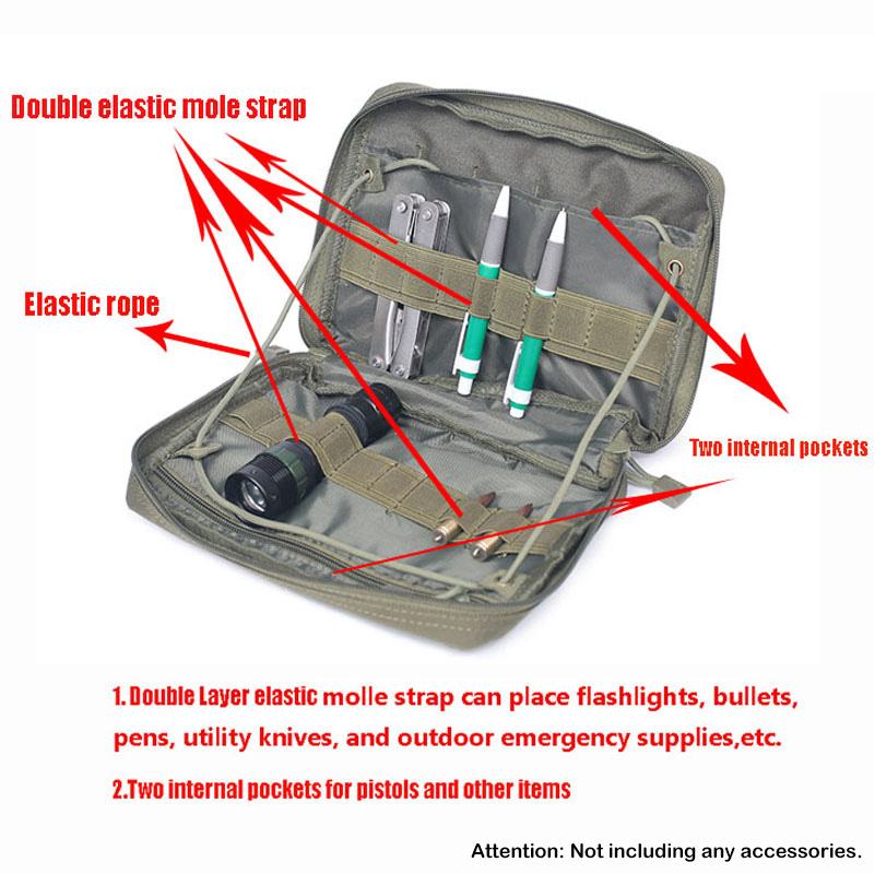屋外応急処置キットポーチ、医療緊急バッグ、ハンティングアクセ - Tech Accessories Bag のレビューと価格