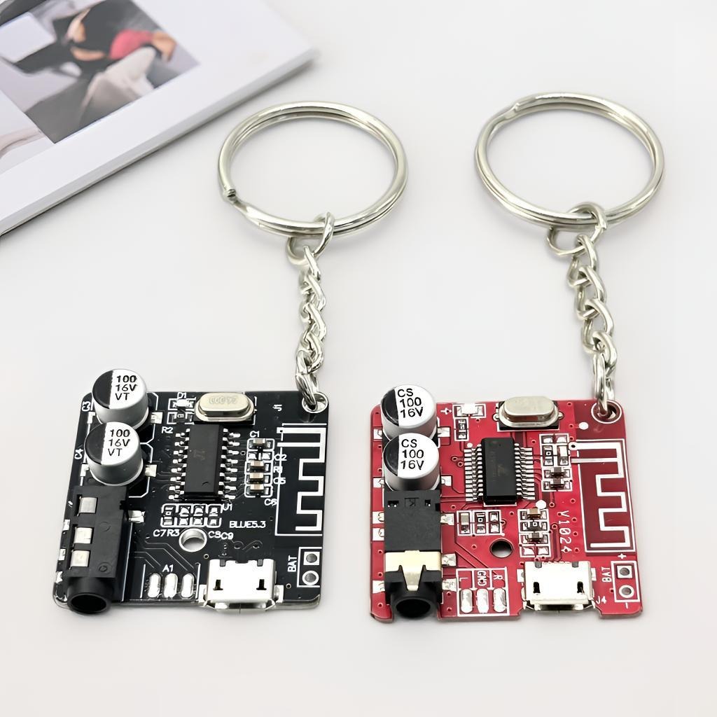 サイバーパンクスタイル回路基板キーホルダーレトロテック美学P - Tech Accessories Bag のレビューと価格