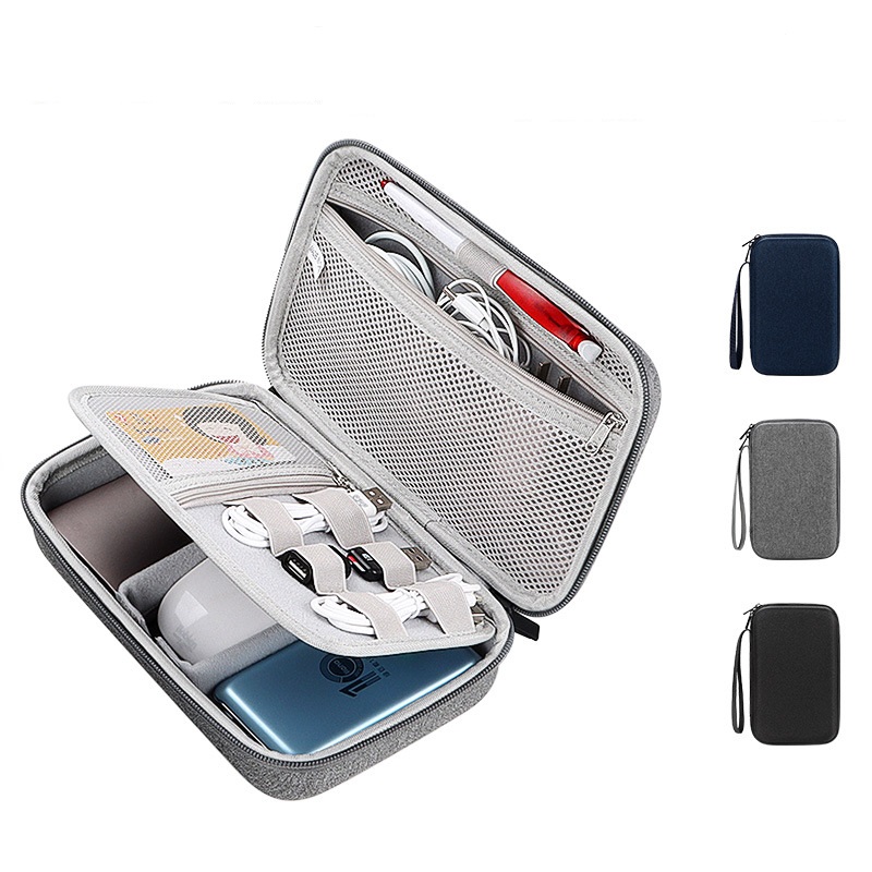 ポータブル防水EVAハードシェルテックオーガナイザーポーチ、 - Tech Accessories Hard Case のレビューと価格