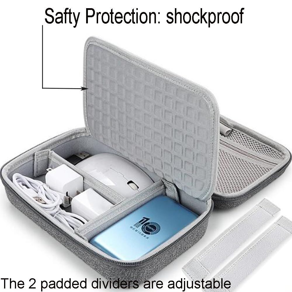 ポータブル防水EVAハードシェルテックオーガナイザーポーチ、 - Tech Accessories Hard Case のレビューと価格