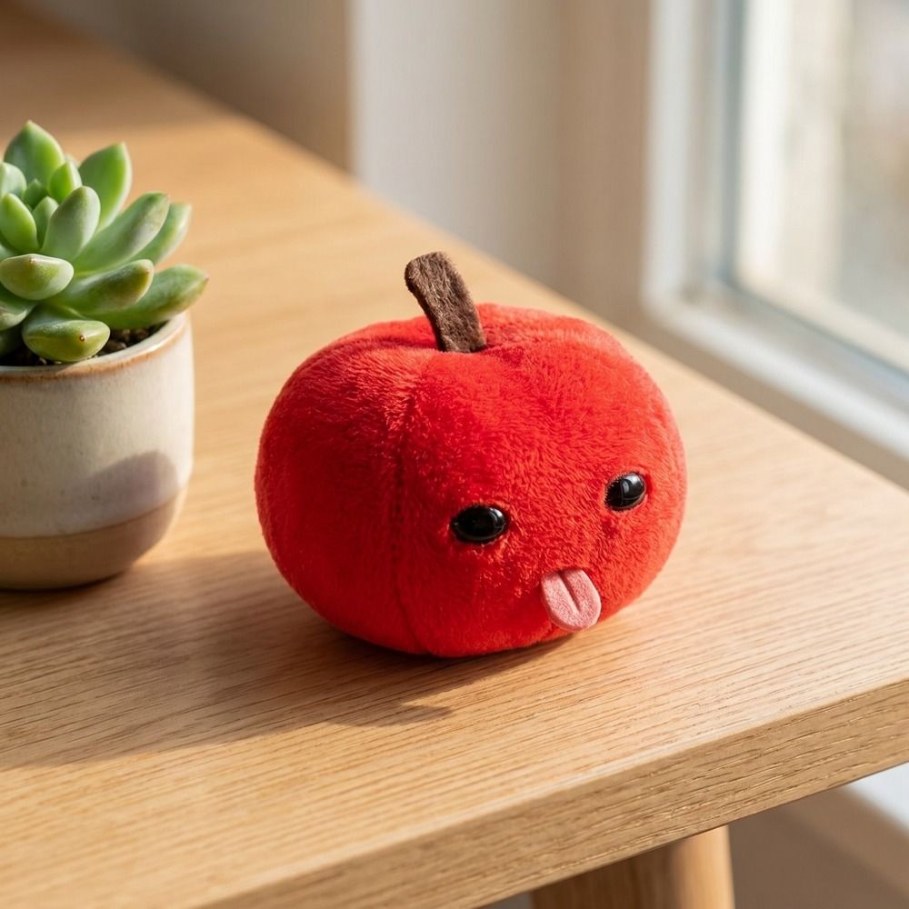 財布チャームグリーンレッドフルーツぬいぐるみキーホルダーソフ - Tech Girl Accessories のレビューと価格