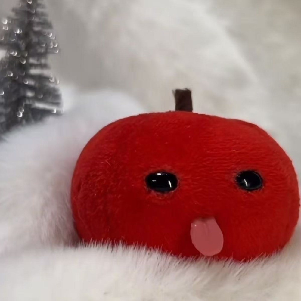 財布チャームグリーンレッドフルーツぬいぐるみキーホルダーソフ - Tech Girl Accessories のレビューと価格