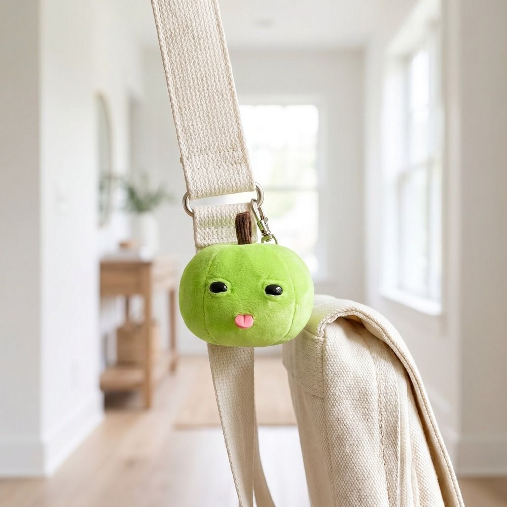 財布チャームグリーンレッドフルーツぬいぐるみキーホルダーソフ - Tech Girl Accessories のレビューと価格