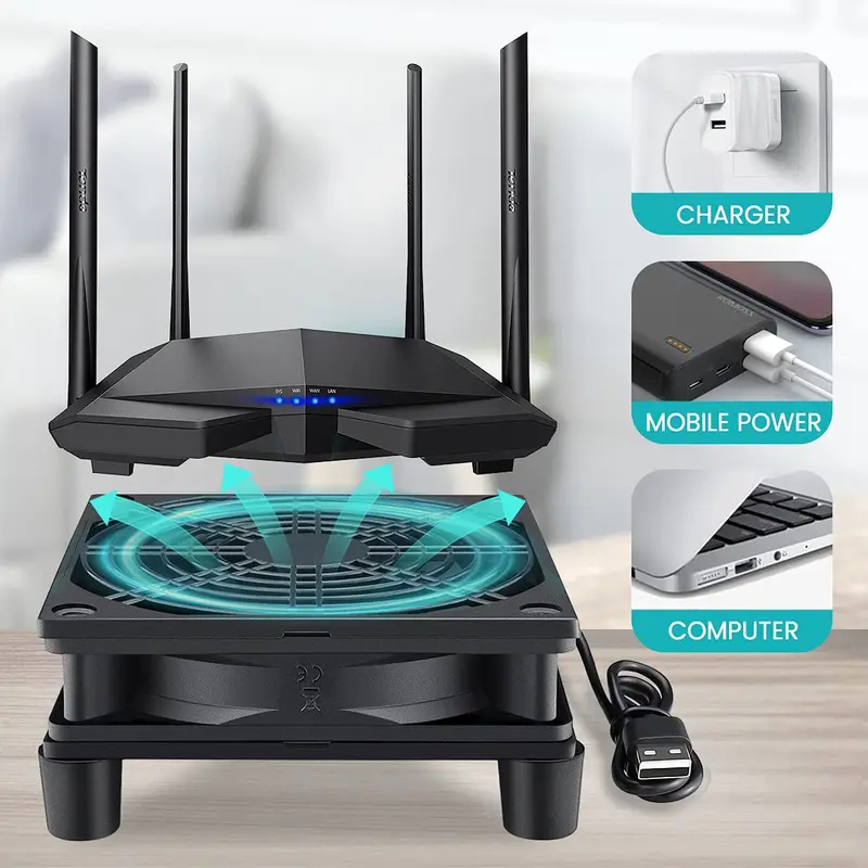 USB 電源コンピュータ PC ケースファン 120 ミリメ - Usb Fan Silent のレビューと価格