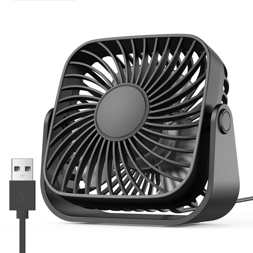 キャンプ用4インチUSBミニポータブルファン、3段階速度調整 - Usb Fan Silent のレビューと価格