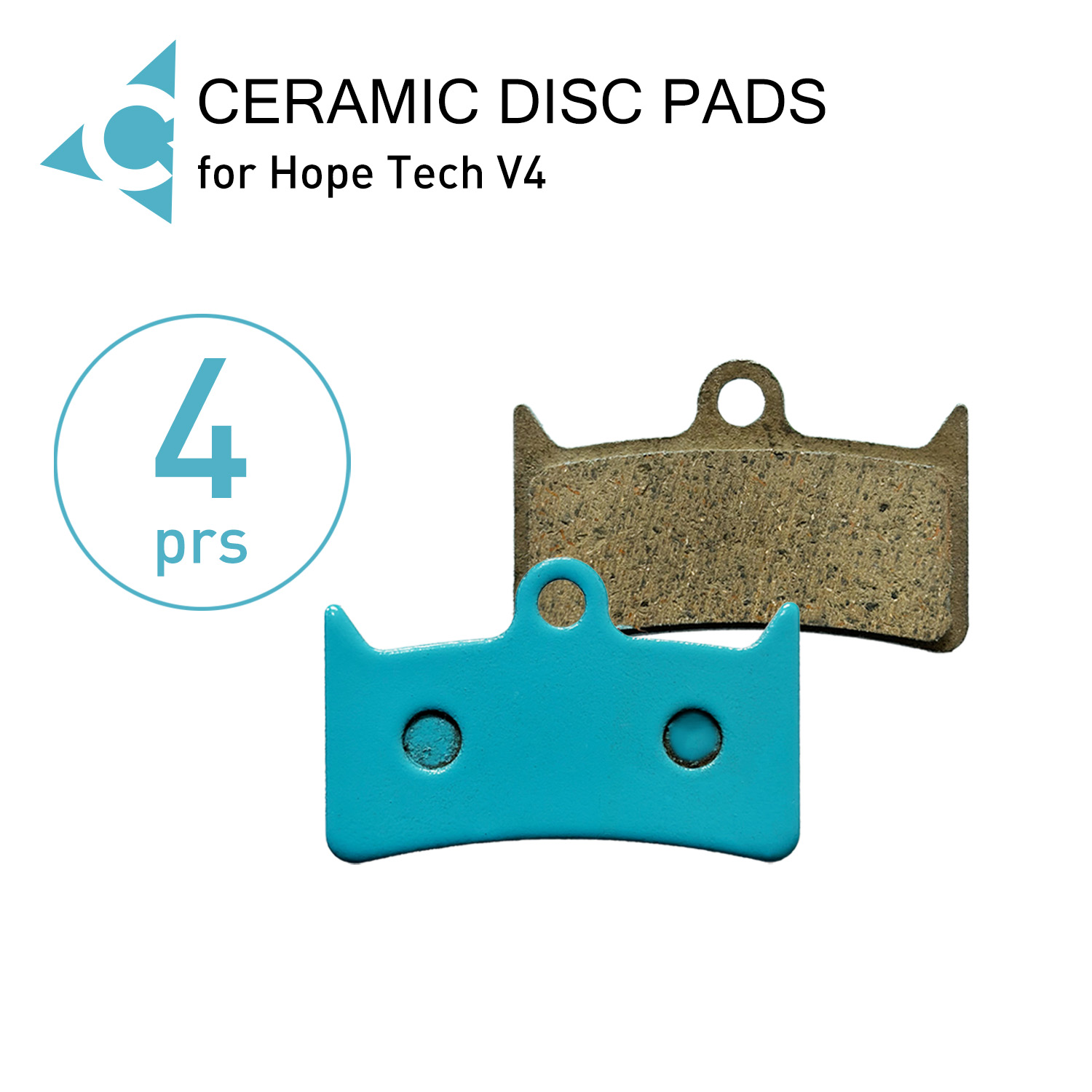 Hope Tech V4用セラミックブレーキパッド4組セット - Tech Bike Accessories のレビューと価格