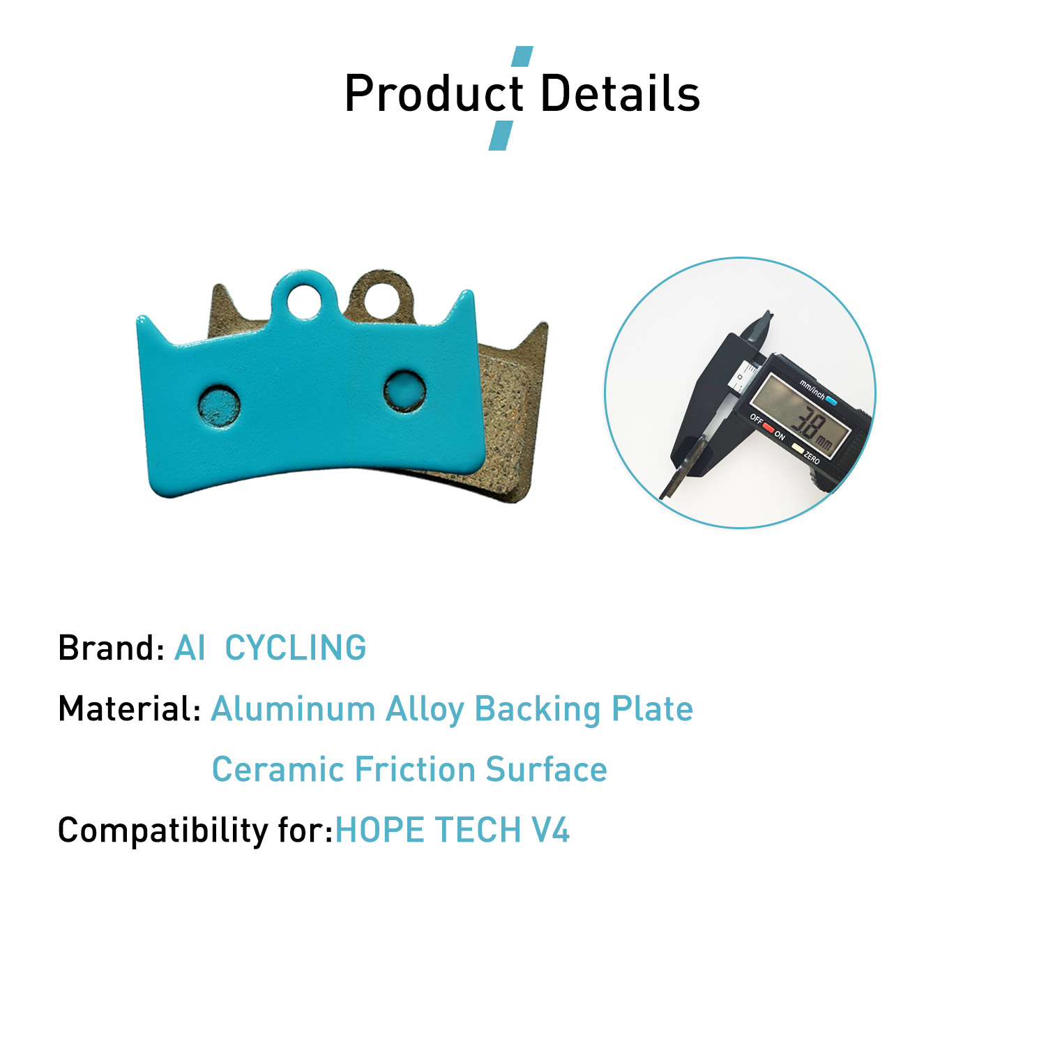 Hope Tech V4用セラミックブレーキパッド4組セット - Tech Bike Accessories のレビューと価格