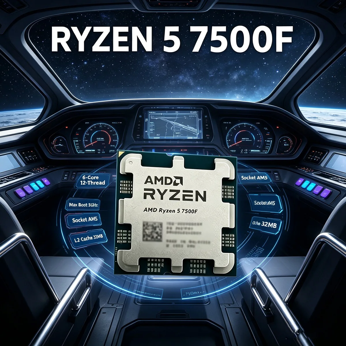 新しいトレイ AMD Ryzen 5 7500F 6コア 1 - Amd Cpu Ryzen 5 のレビューと価格