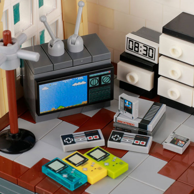 MOC ゲームコンソールコンピュータモデル Buidling - Tech Diving Accessories のレビューと価格
