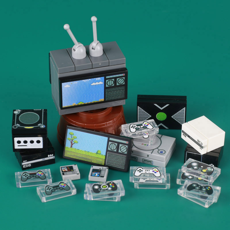MOC ゲームコンソールコンピュータモデル Buidling - Tech Diving Accessories のレビューと価格