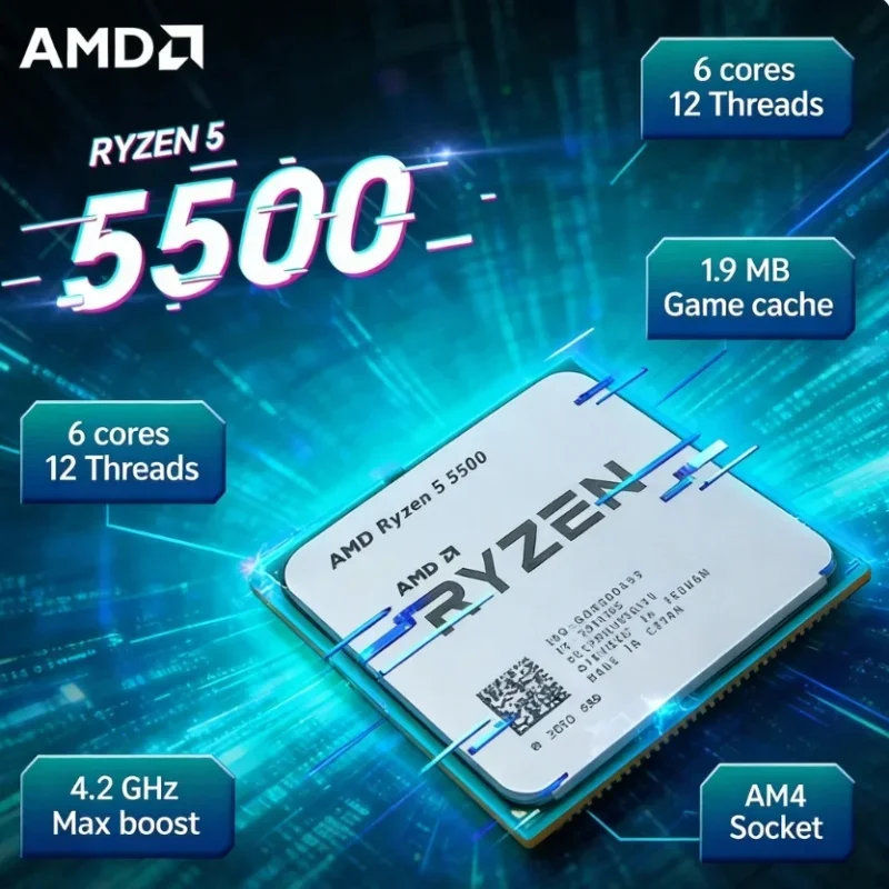 AMD Ryzen 5 5500 スタジオマルチタスクワーク - Amd Cpu Ryzen 5 のレビューと価格