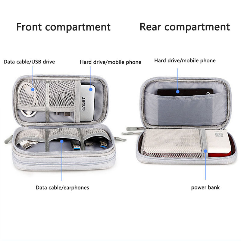多色ポータブルトラベルデジタル収納バッグ - 充電器、USB - Tech Accessories Organizer のレビューと価格