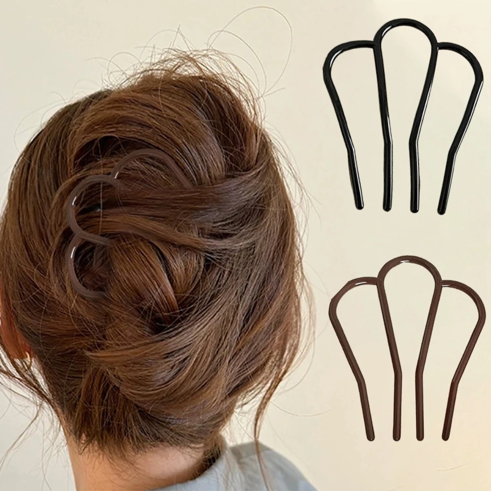 エレガントなソフトアクリル U 字型ヘアスティック女性用ヘア - Tech Accessories For Women のレビューと価格