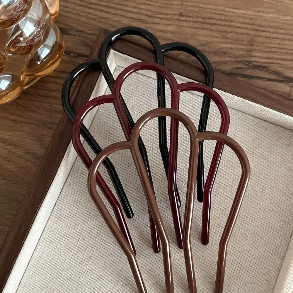 エレガントなソフトアクリル U 字型ヘアスティック女性用ヘア - Tech Accessories For Women のレビューと価格