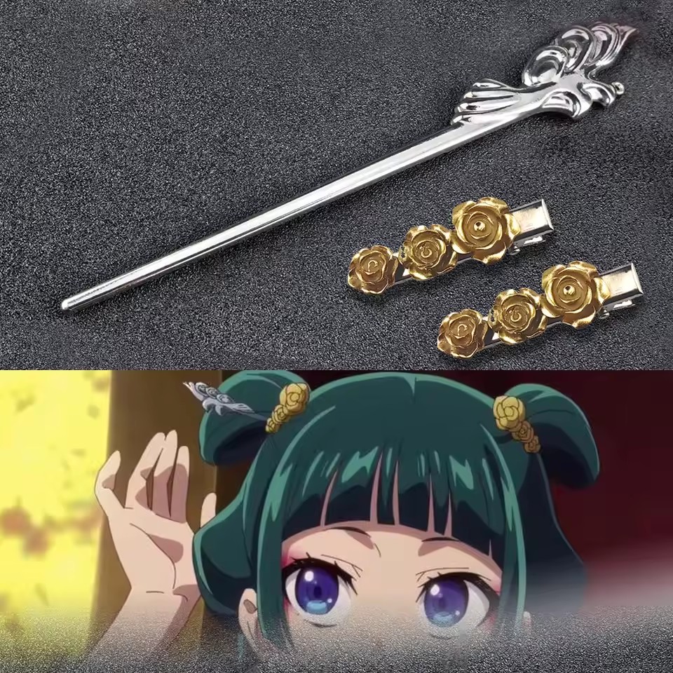 薬局日記合金ヘアピンアニメコスプレスタイリッシュなヘアアクセ - Tech Accessories For Women のレビューと価格